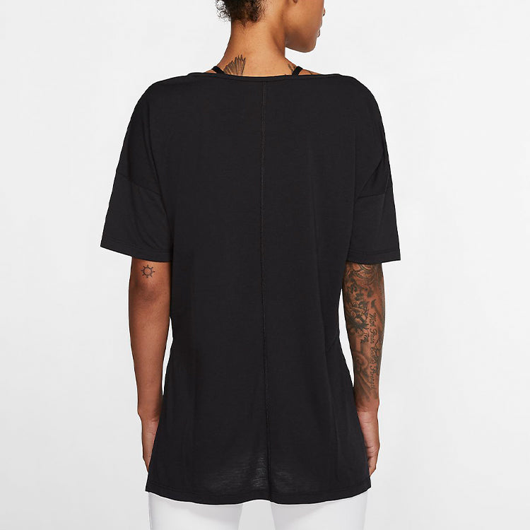 (WMNS) Nike AS W NK Dry LAYER SS Top Black CJ9327-010