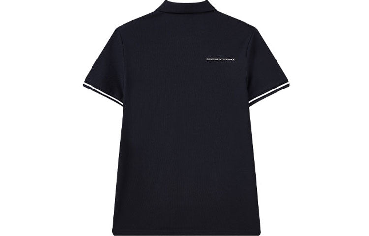 FILA Embroidery Logo Casual Sport Short Sleeve PoloShirt Men's Blue F51M128114F-NV