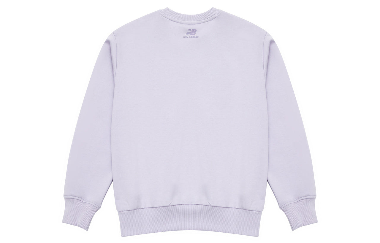New Balance Logo Print Pullover 'Purple' 5CD12152-DV