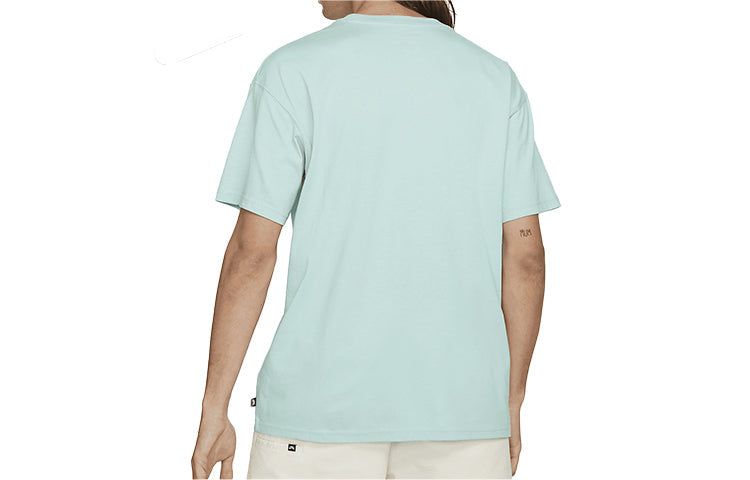 Men's Nike Solid Color Loose Round Neck Short Sleeve Green T-Shirt DB9976-382