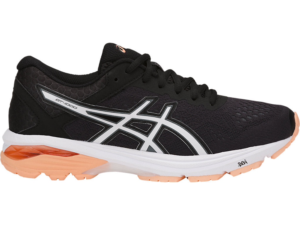 (WMNS) ASICS GT-1000 6 Sneakers 'Black White' T7A9N-9030