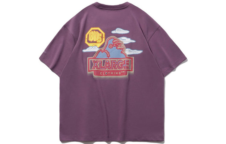 Li-Ning BADFIVE x XLARGE Crossover Short Sleeve 'Purple' AHSP947-1