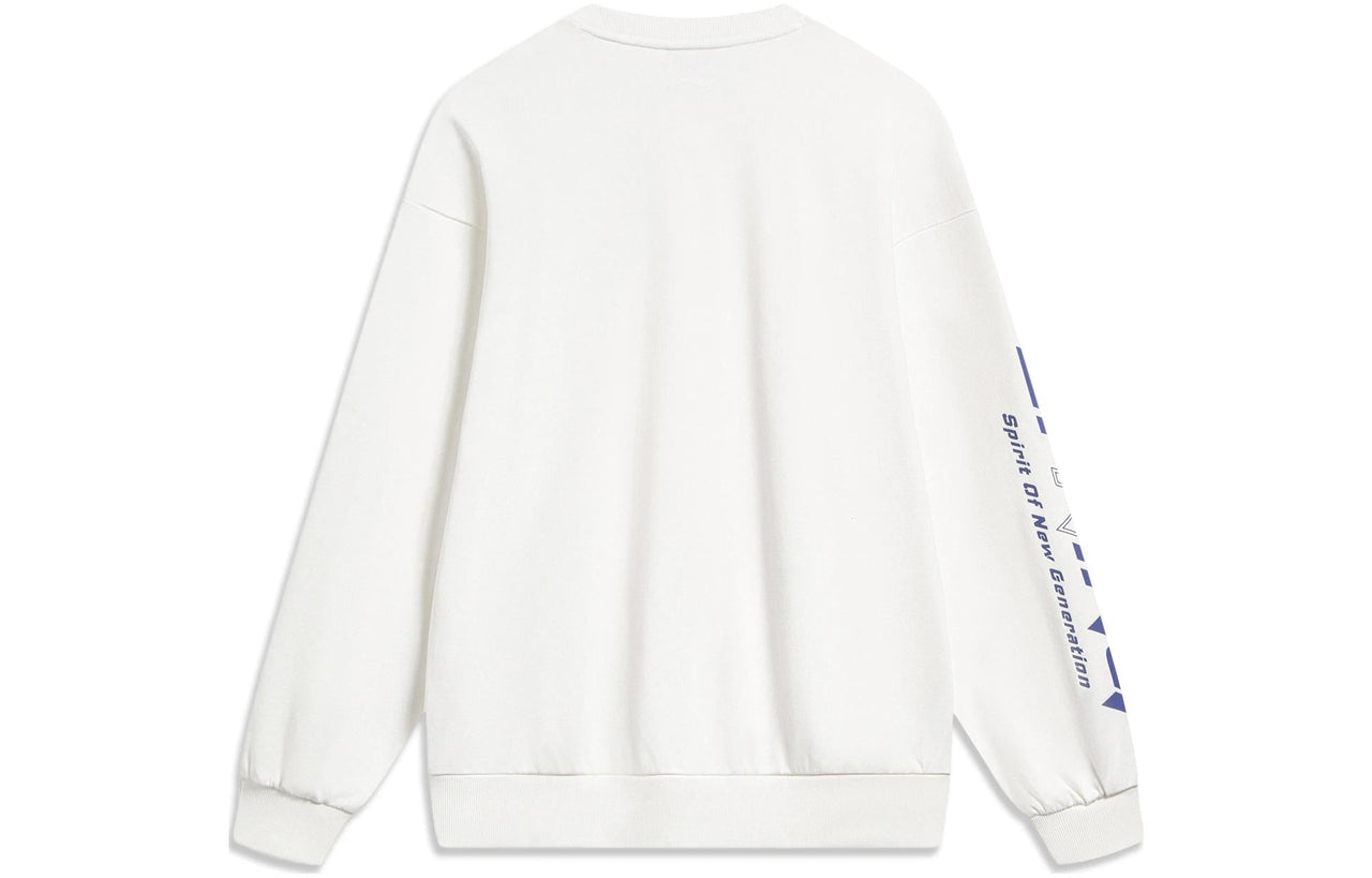 Li-Ning Graphic Sweatshirt 'White' AWDT607-7
