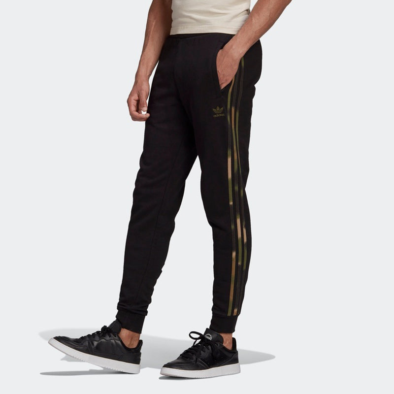 adidas originals Camo Sweat Pant Casual Sports Bundle Feet Long Pants Black GN1861