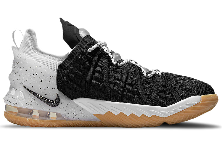 (GS) Nike LeBron 18 'Black White Gum' CW2760-007
