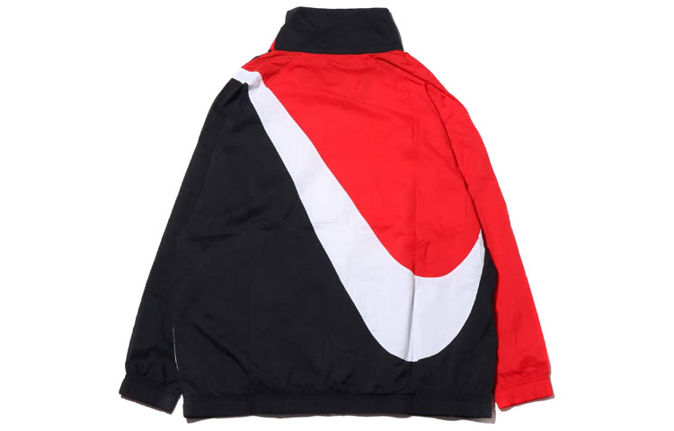 (WMNS) Nike Sportswear Swoosh Woven Sports Jacket Red BV3686-010