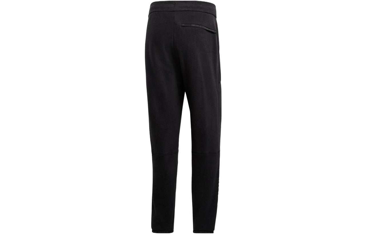 Men's adidas Zne Pnt P Fl Solid Color Big Pocket Training Casual Sports Pants/Trousers/Joggers Black DX7643