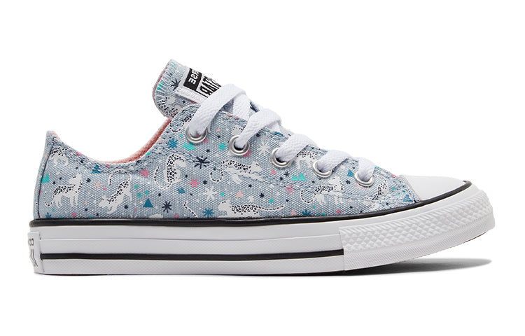 Converse Chuck Taylor All Star Sneakers K Blue/Multi-color 672102C