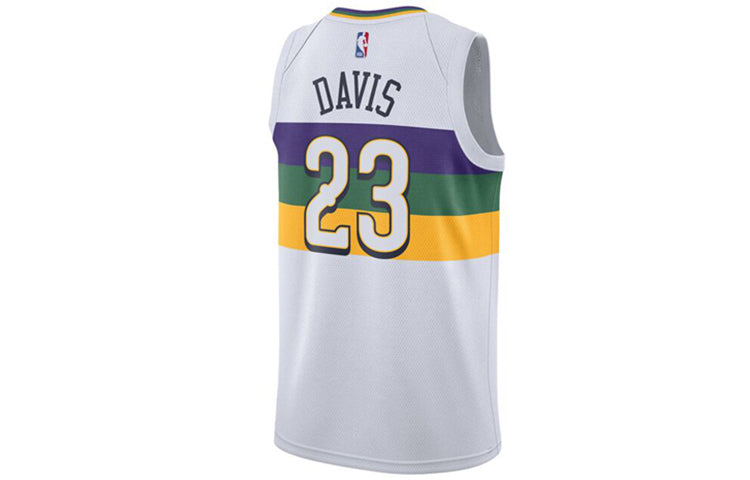 Nike NBA City limited Jersey SW Fan Edition 18-19 Season New Orleans Pelicans Davis No. 23 White AJ4628-101