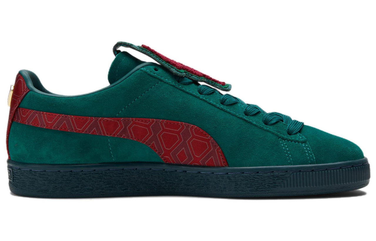 PUMA Dapper Dan x Suede 'Jacquard Print - Varsity Green' 390988-02