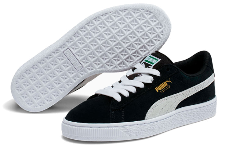 (GS) PUMA Suede 'Black White' 355110-01