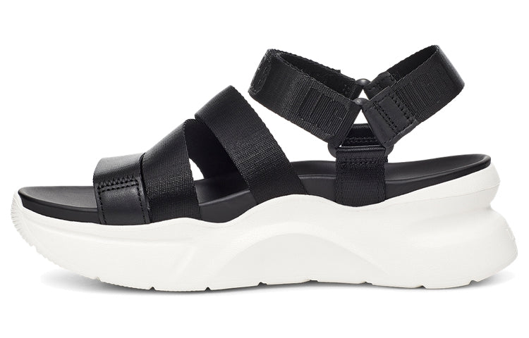 (WMNS) UGG LA Cloud Collection Sports sandals 'Black White' 1118499-BPLL