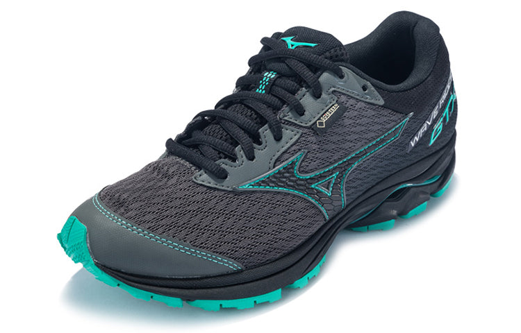 (WMNS) Mizuno Rider GTX Black/Green J1GD187905