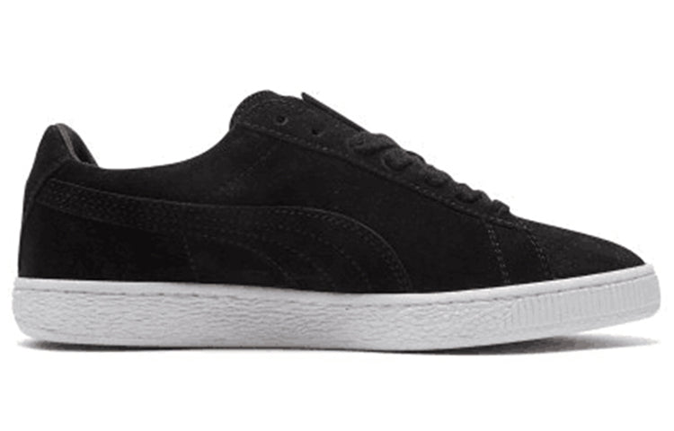 PUMA Suede Classic Metal Badge 'Black White' 370081-01