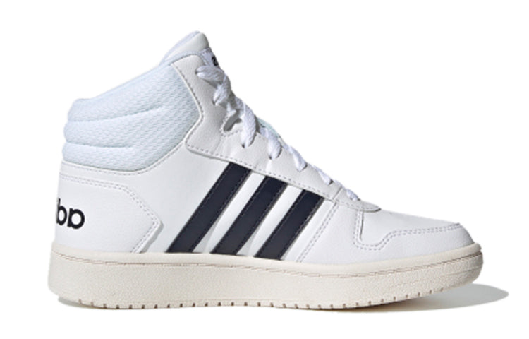 (PS) adidas Hoops 2.0 Mid J 'White Legend Ink' FY7700