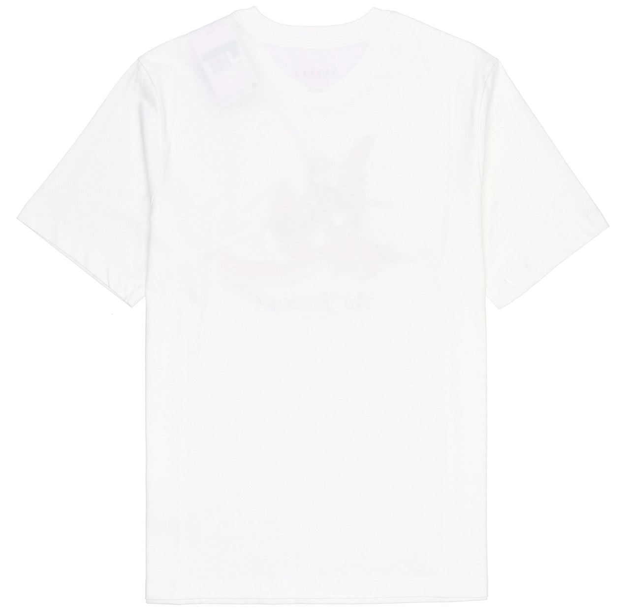 Air Jordan Shoe Alphabet Printing Round Neck Short Sleeve Unisex White DN1443-100