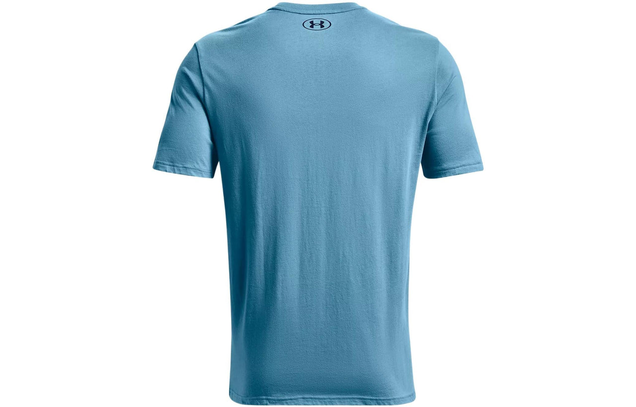 Under Armour Project Rock Brahma Bull Short Sleeve T-shirt 'Sky Blue' 1371214-416
