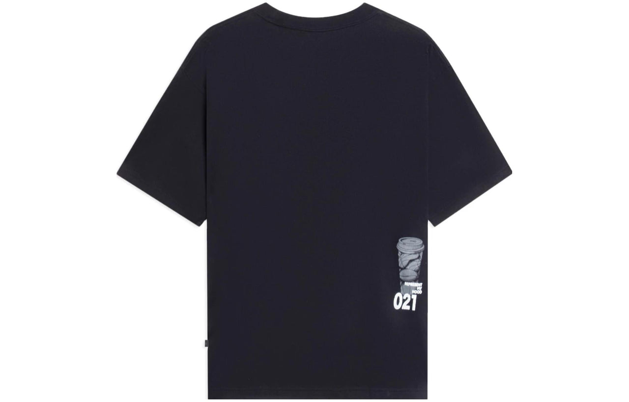 Li-Ning Hoops Graphic Loose Fit T-shirt 'Black' AHSSB01-4