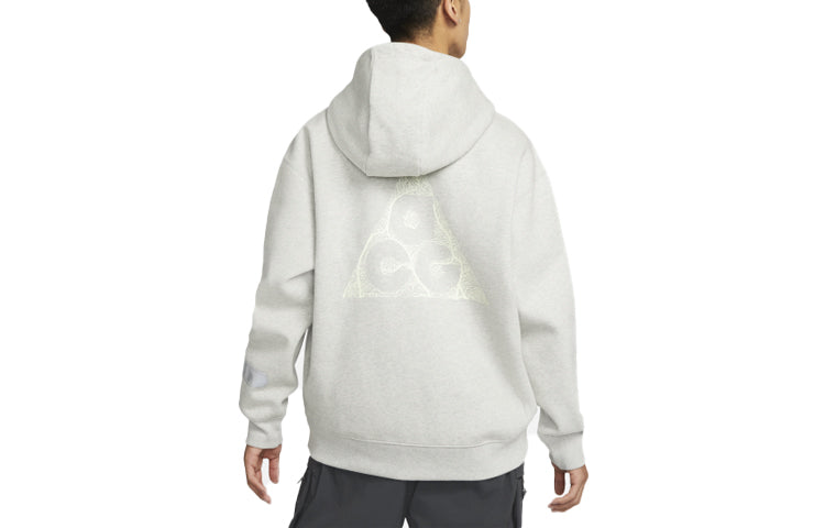 Nike ACG Solid Color Zipper Hooded Long Sleeves Jacket White DM4249-050