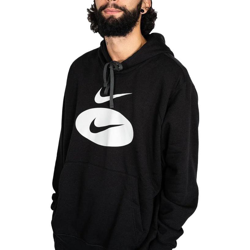 NIKE Sportswear Swoosh League Fleece Pullover Hoodie 'Black' DM5458-010