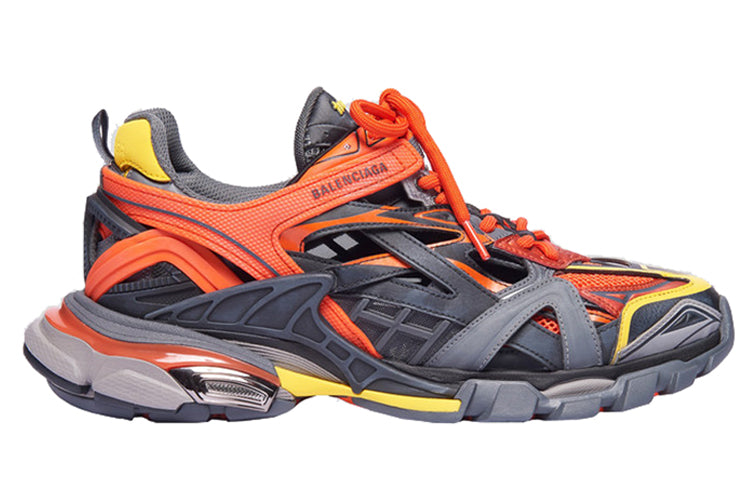 Balenciaga Track 2 Trainer 'Orange Black' 568614W2GN37560