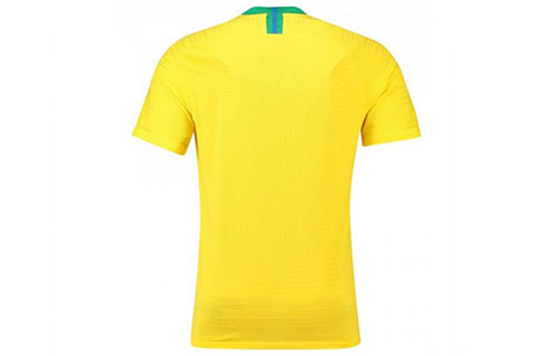 Nike 2018-2019 Brazil Home Nike Vapor Match Men's Football Shirt Yellow 893858-749