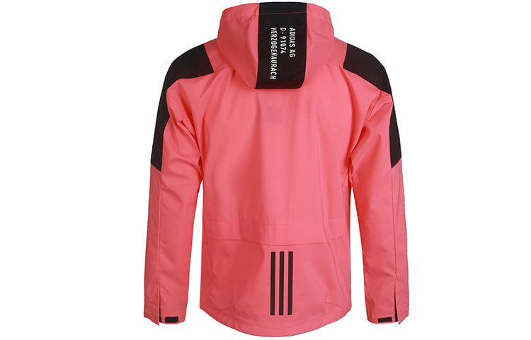 adidas M TECH 2L JKT Woven Athleisure Casual Sports Jacket Pink FU6571