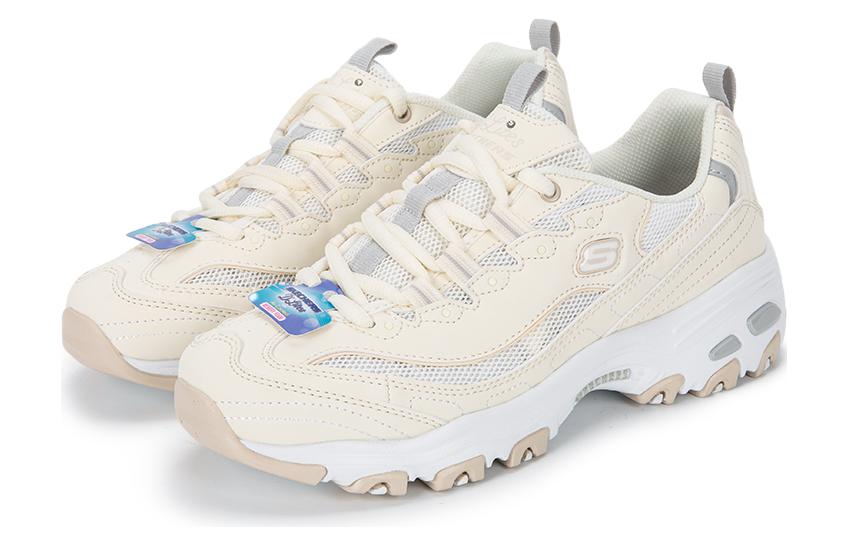 (WMNS) Skechers DLITES 'Beige' 896204-WNT
