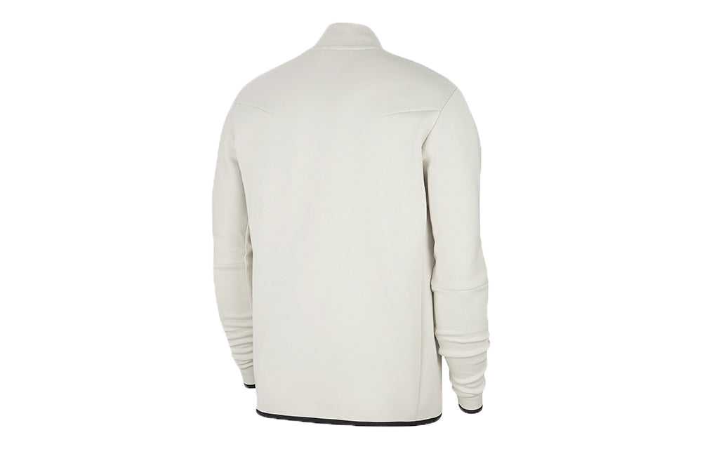 Nike Tech Fleece Long Sleeves Stand Collar Jacket White CZ1797-072