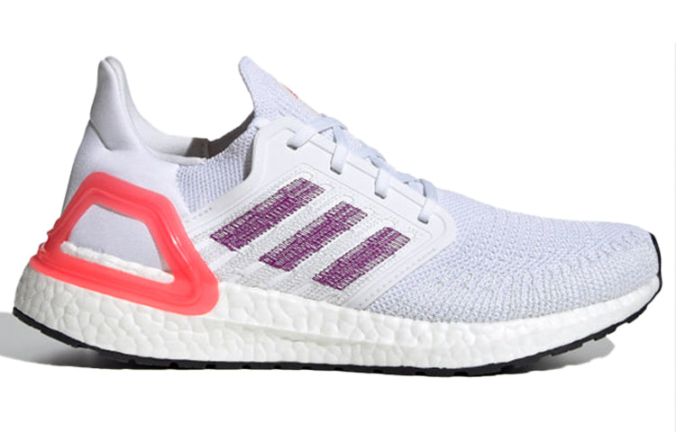 (WMNS) adidas UltraBoost 20 'White Shock Red' EG0726
