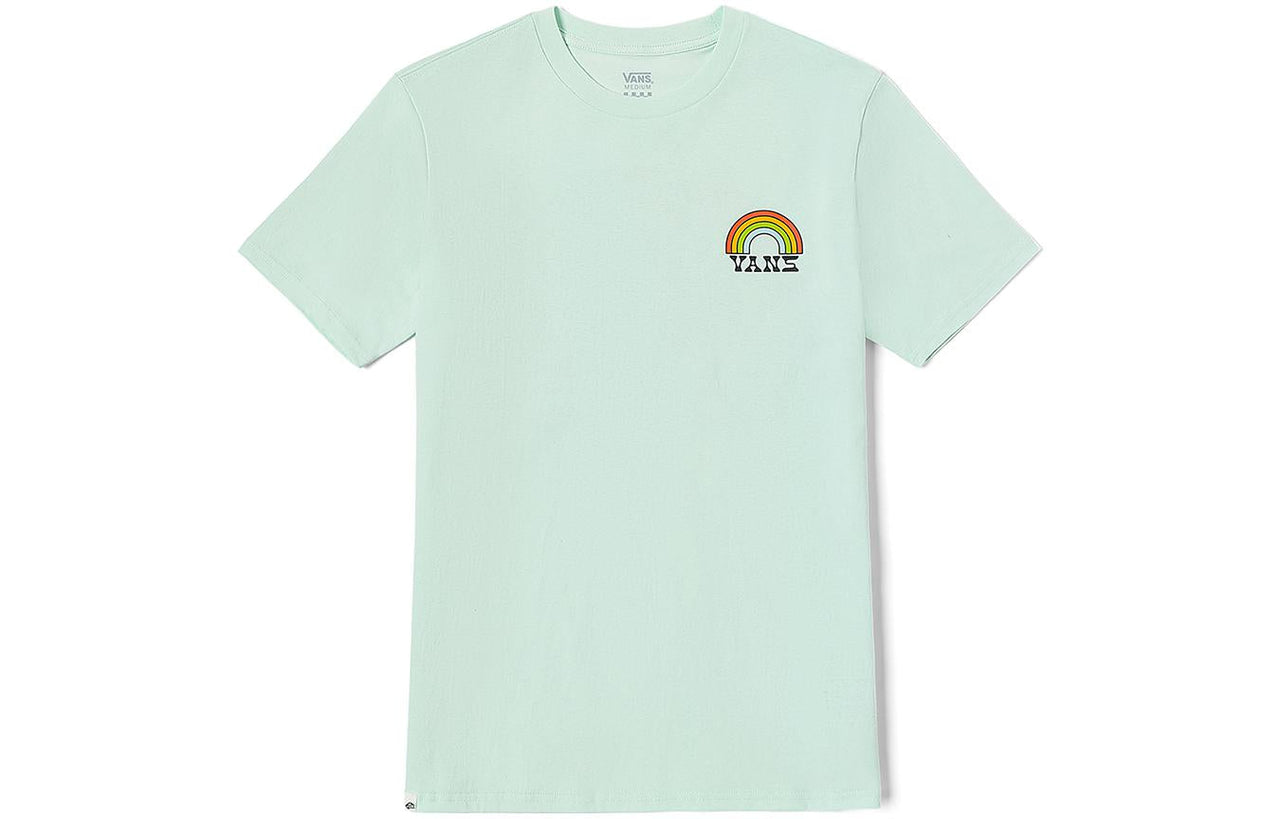 (WMNS) Vans Unicorn Rainbow T-shirt 'Lake Green' VN0008ZNBQC
