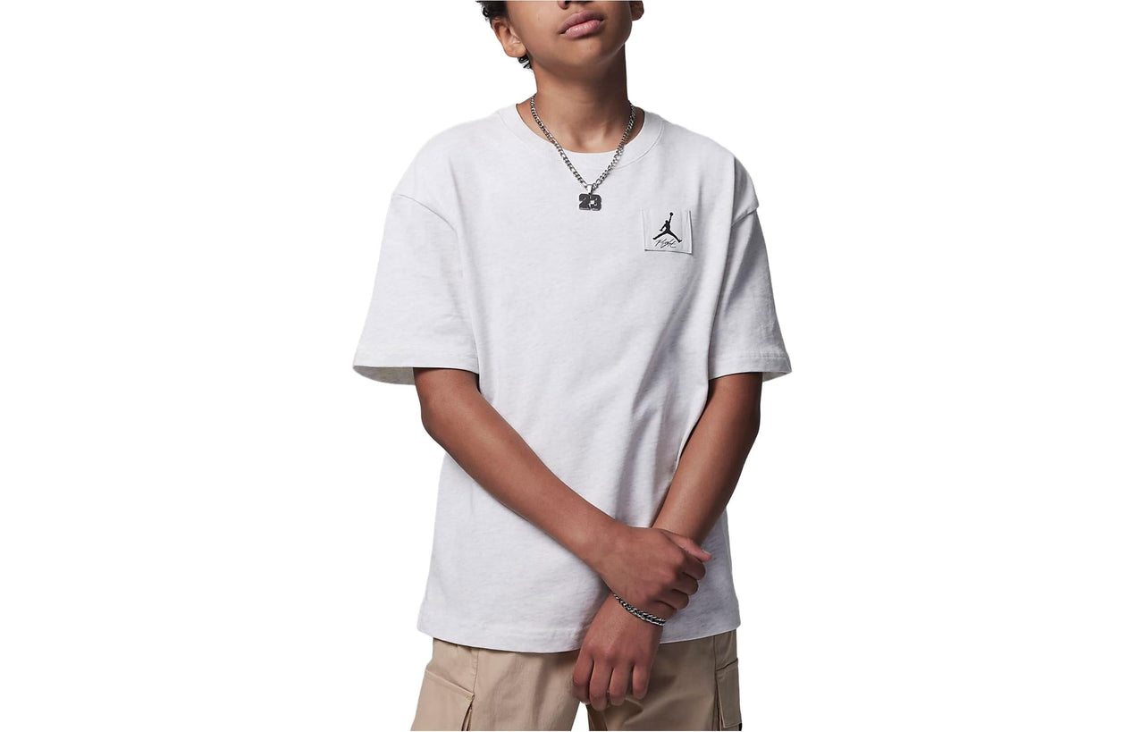 (GS) Air Jordan T-Shirt 'White' FQ0783-165