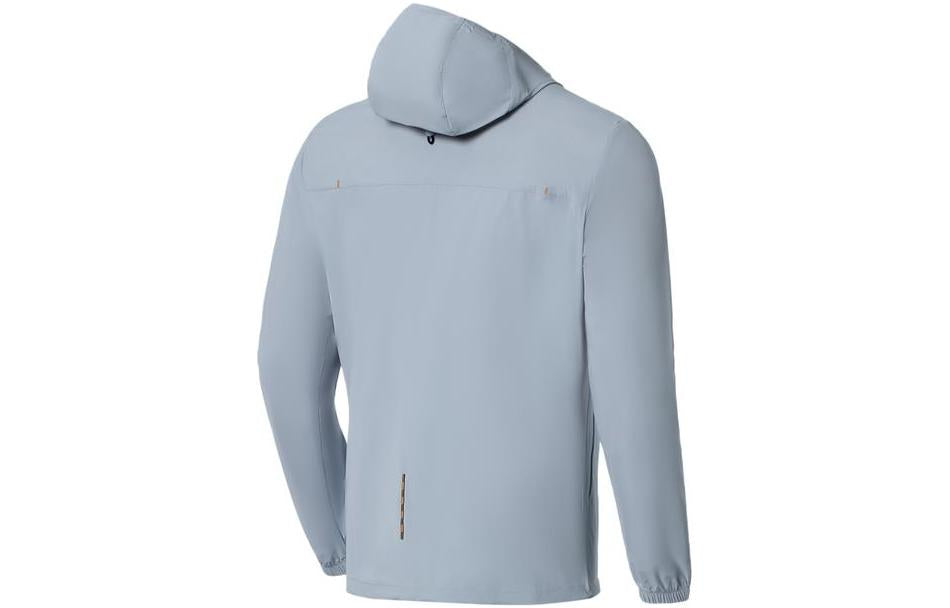 Li-Ning Logo Running Windbreaker 'Blue Haze' AFDS365-3