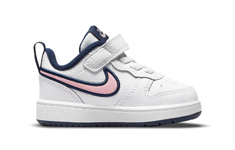 (TD) Nike Court Borough Low 2 SE1 'White Blue Pink' DB3092-100