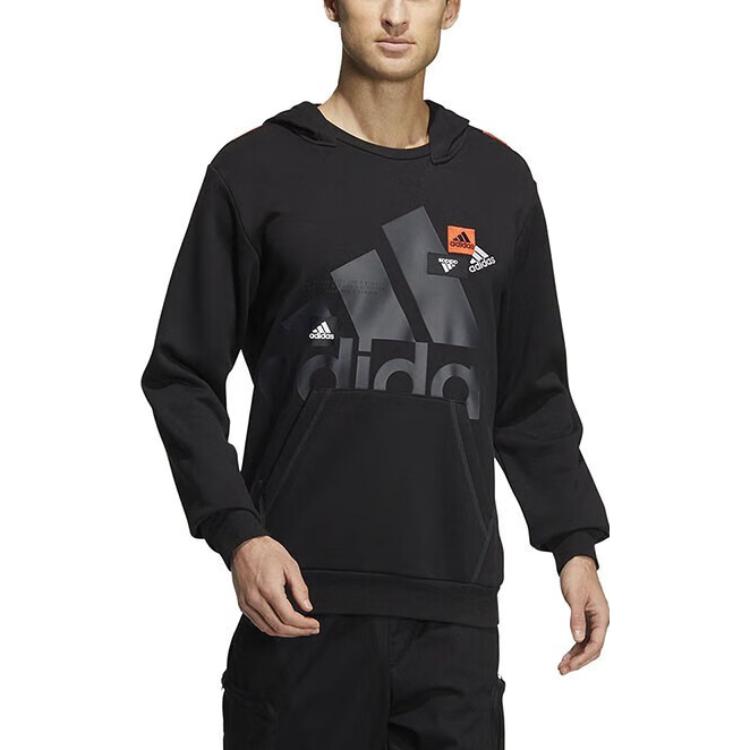 adidas Must Have Brand Pack Brushed Sweatshirt 'Black' HN8980