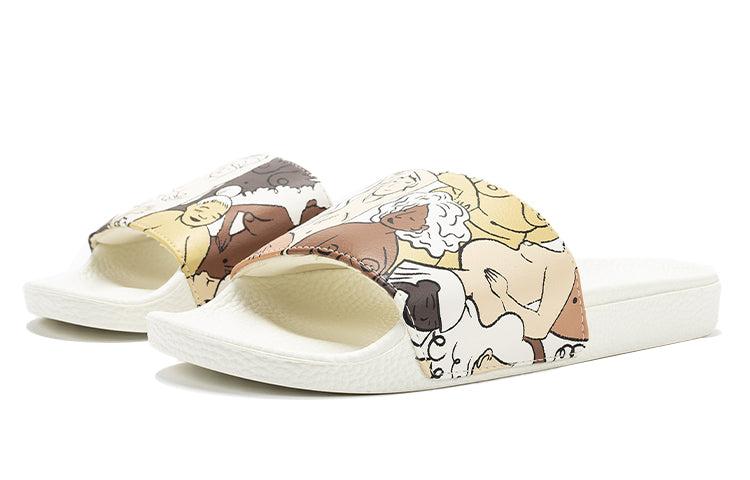CoppaFeel x Vans Slide-On Slippers White VN0004LGUS9