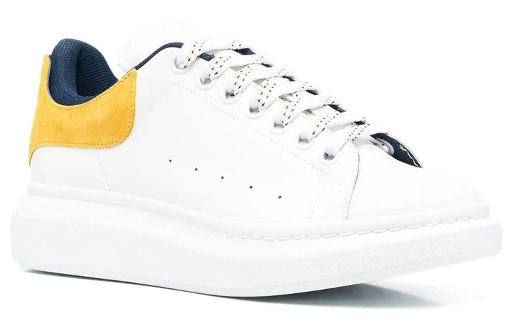 Alexander McQueen Oversized Sneaker 'White Pop Yellow Navy' 705060WIBNT8998