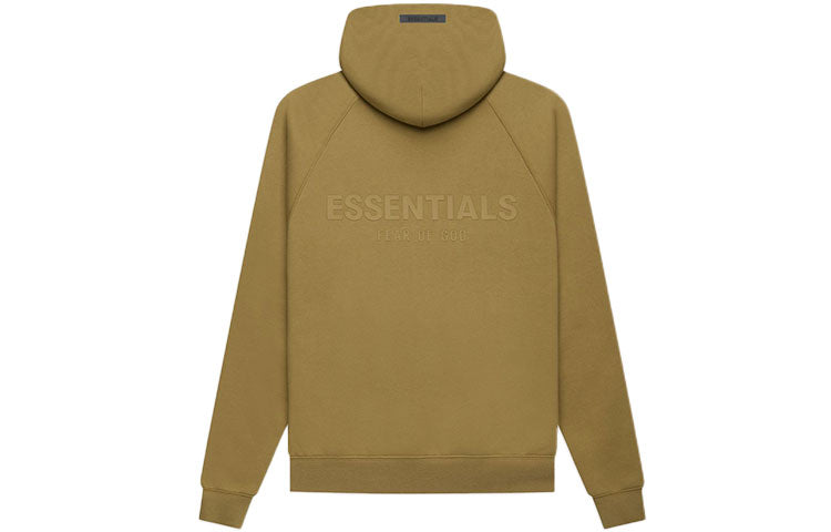 Fear of God Essentials FW21 Pullover Logo Hoodie 'Amber' FOG-FW21-003