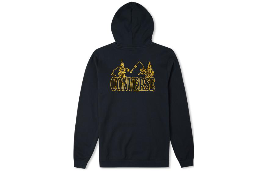 Converse Mountain Logo Hoodie 'Black' 10025050-A01
