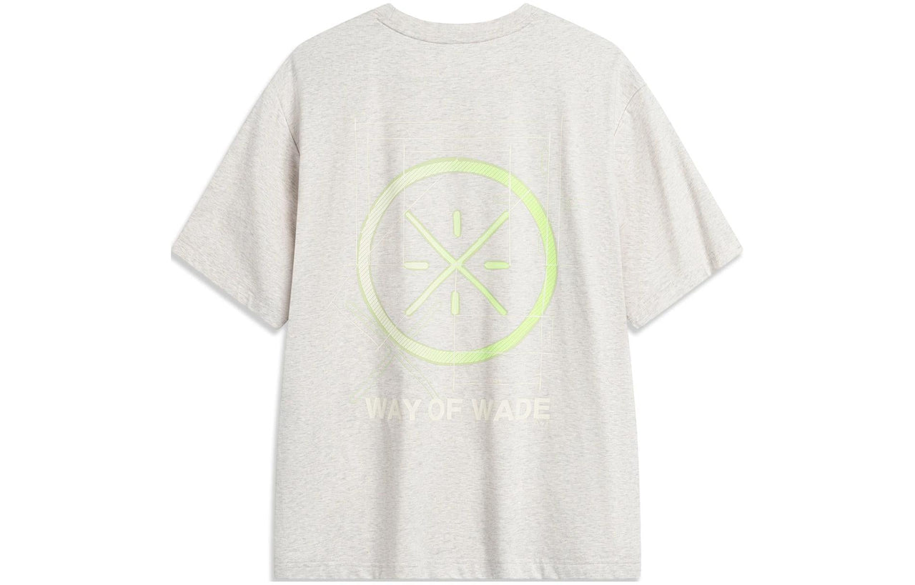Li-Ning Way Of Wade Graphic T-shirt 'Grey' AHSU363-5
