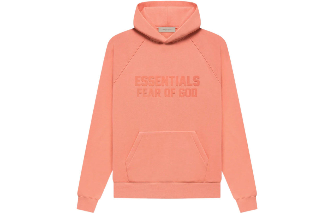 Fear of God Essentials FW22 Hoodie 'Coral' FOG-FW22-029