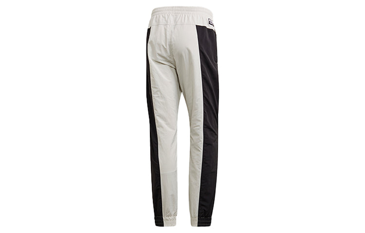 adidas originals D TP Colorblock Woven Casual Bundle Feet Sports Long Pants Black Gray Colorblock FM2282