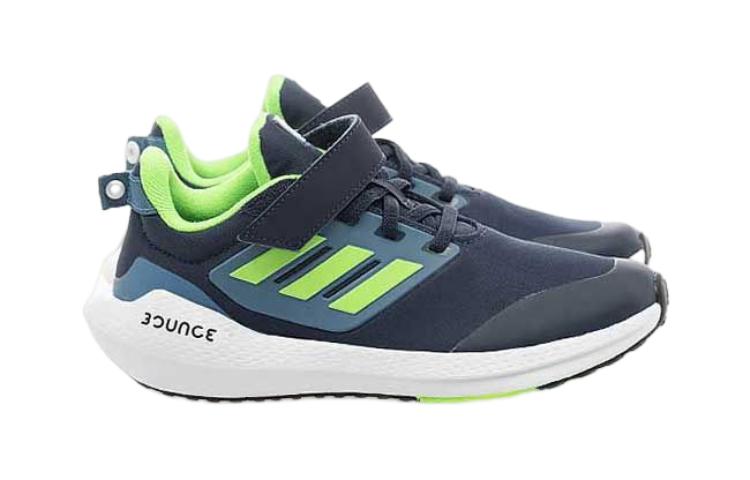 (GS) adidas EQ21 Run 2.0 Bounce Sport Running 'Black Solar Green' GY4366