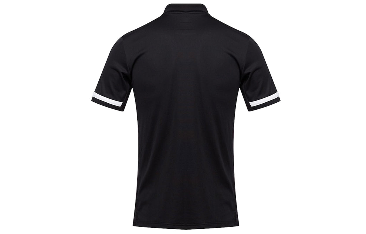 adidas T19 Polo M Athleisure Casual Sports Badminton Short Sleeve Polo Shirt Black DW6888