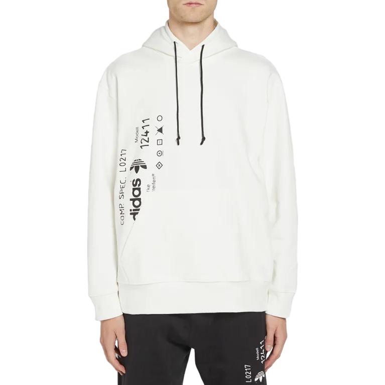 adidas Originals x Alexander Wang Graphic Hoodie 'Core White' CV5052