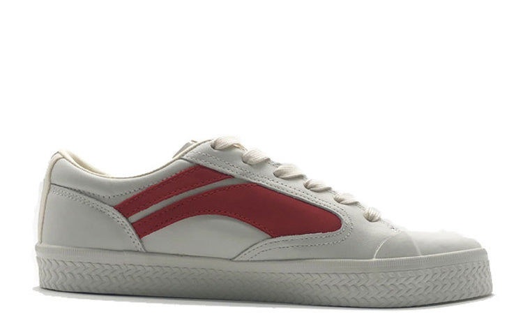 (WMNS) Li-Ning Wave Vintage 'White Red' AGCP384-2