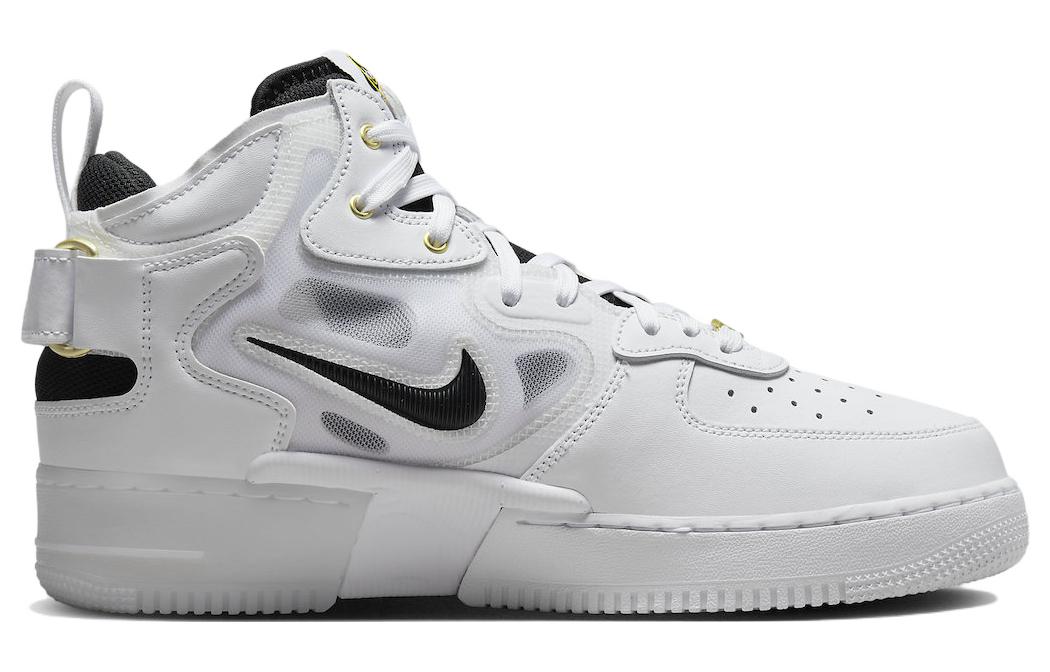 Nike Air Force 1 Mid React '40th Anniversary - White Black' DQ7668-100