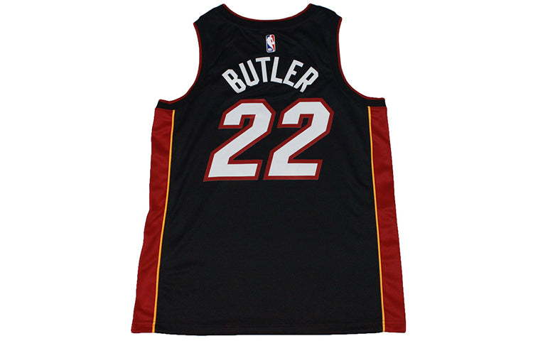 Men's Nike NBA JerseySW Fan Edition Miami Heat Butler 2 No. 2 Retro Basketball Jersey/Vest Black 864487-027