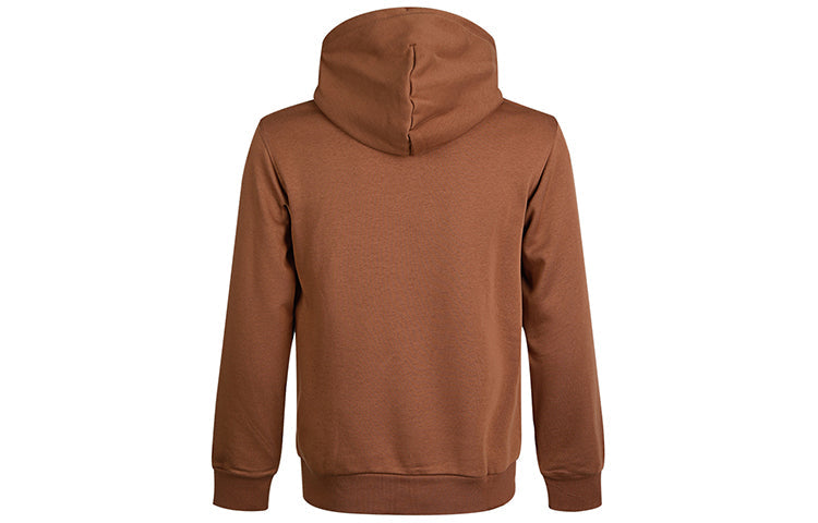 Converse Embroidered Star Chevron Pullover Hoodie 'Brown' 10019923-A09