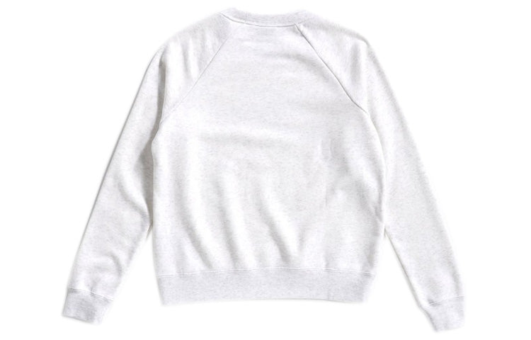 (WMNS) Nike Sportswear Logo Printing Knit Round Neck Gray White BV4113-051